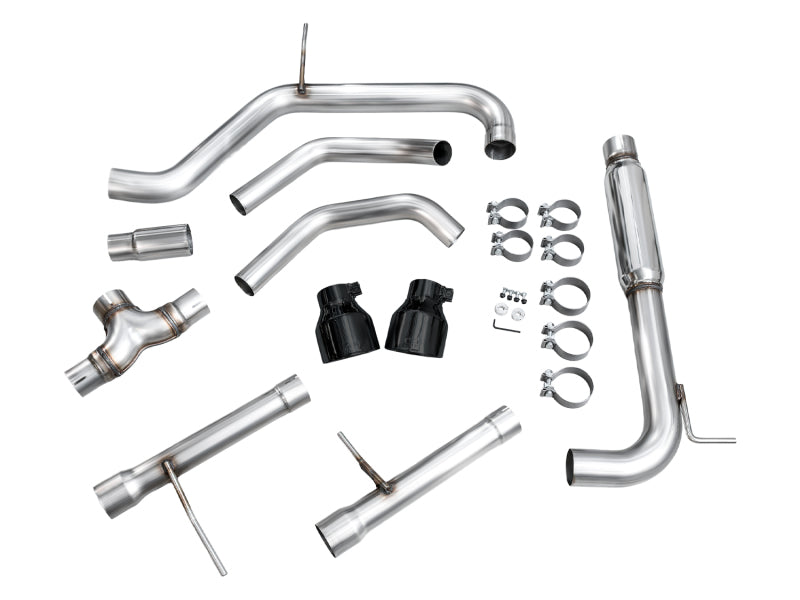 AWE 22-25 Volkswagen Jetta GLI Track Edition Exhaust - Diamond Black Tips