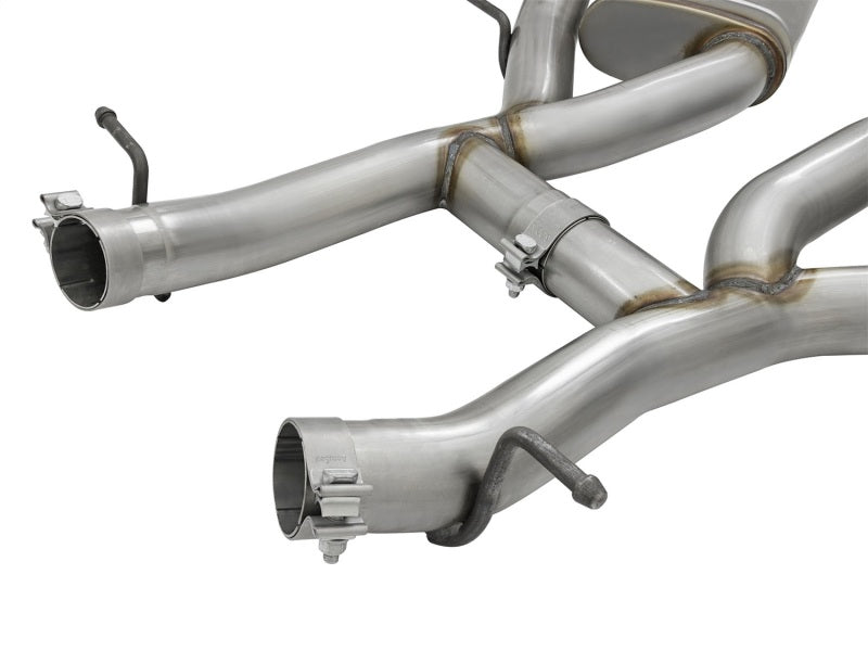 aFe MACH Force-Xp 3" 304 Stainless Steel Axle-Back Dual Exhaust w/ Polished Tips for 2016-2024 Chevrolet Camaro SS & ZL1 (Manual Transmission Only)