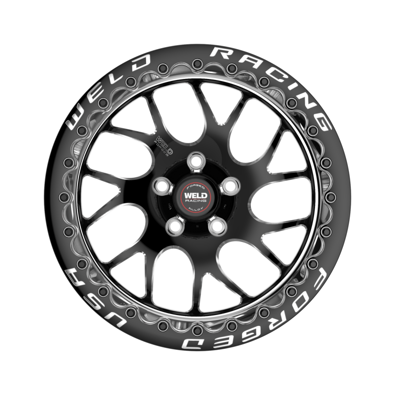 Weld S78L RT-S 17x11 / 5X115 BP / 6.2in BS Black Wheel 3.18ID {High Pad} - Single-Beadlock