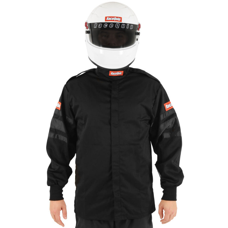 RaceQuip Black SFI-1 1-L Jacket - 4XL