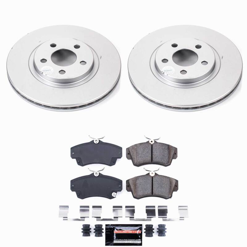 Power Stop 01-10 Chrysler PT Cruiser Front Z23 Coated Brake Kit
