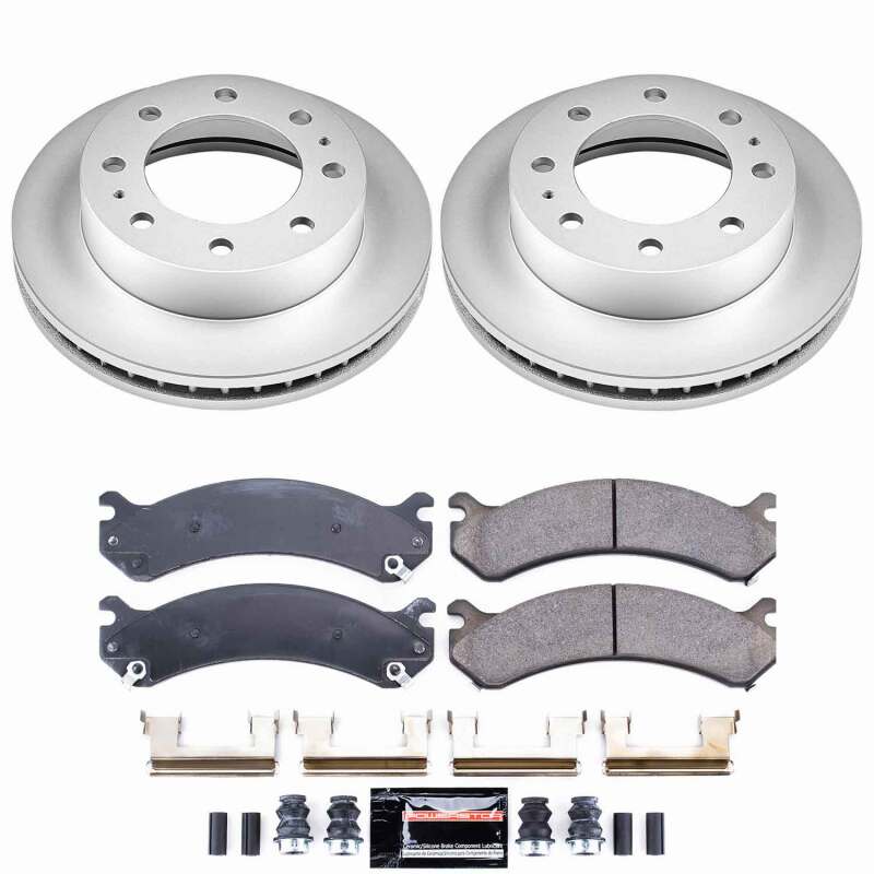 Power Stop 02-04 Chevrolet Avalanche 2500 Front Z23 Coated Brake Kit