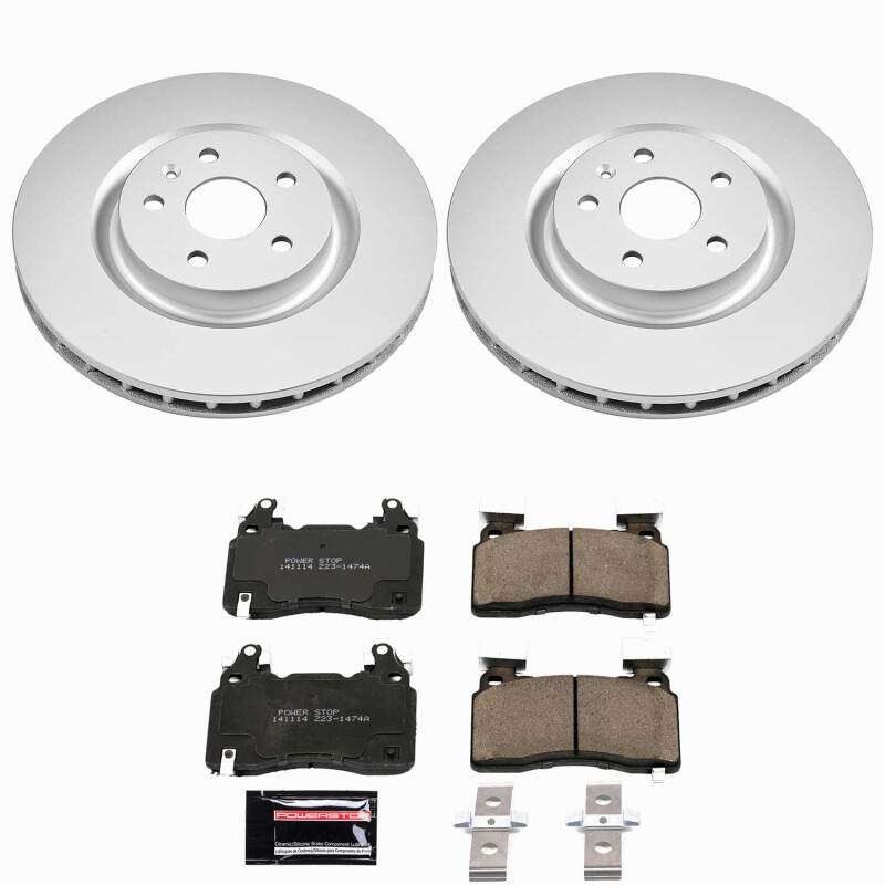 Power Stop 14-17 Chevrolet SS Front Z23 Coated Brake Kit