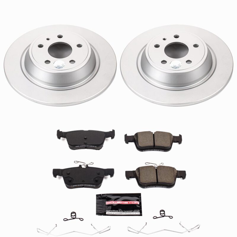 Power Stop 17-20 Ford Fusion Rear Z23 Coated Brake Kit