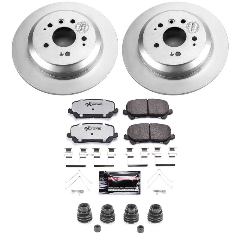 Power Stop 19-25 Honda Passport Rear Z36 Coated Truck & Tow Brake Kit
