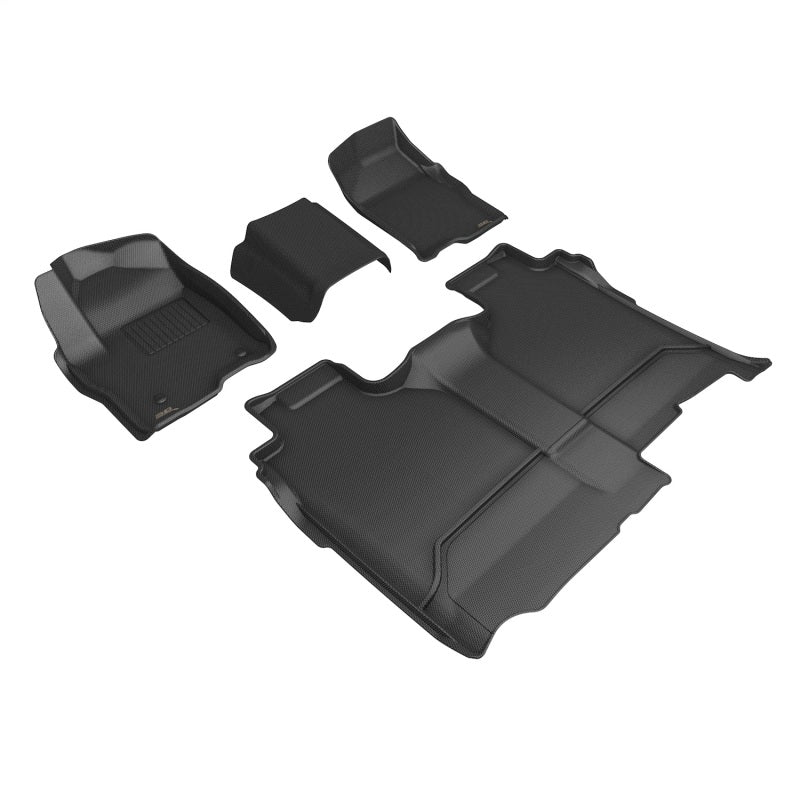 3D MAXpider 19-26 Chevrolet Silverado 1500HD/2500HD/3500HD Kagu Black Full Set