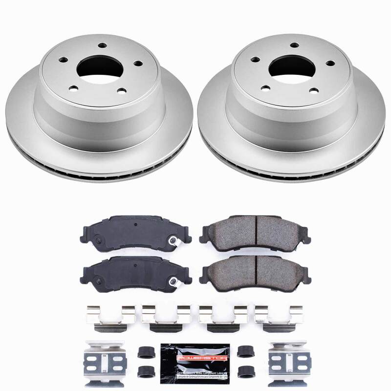 Power Stop 97-05 Chevrolet Blazer Rear Z23 Coated Brake Kit