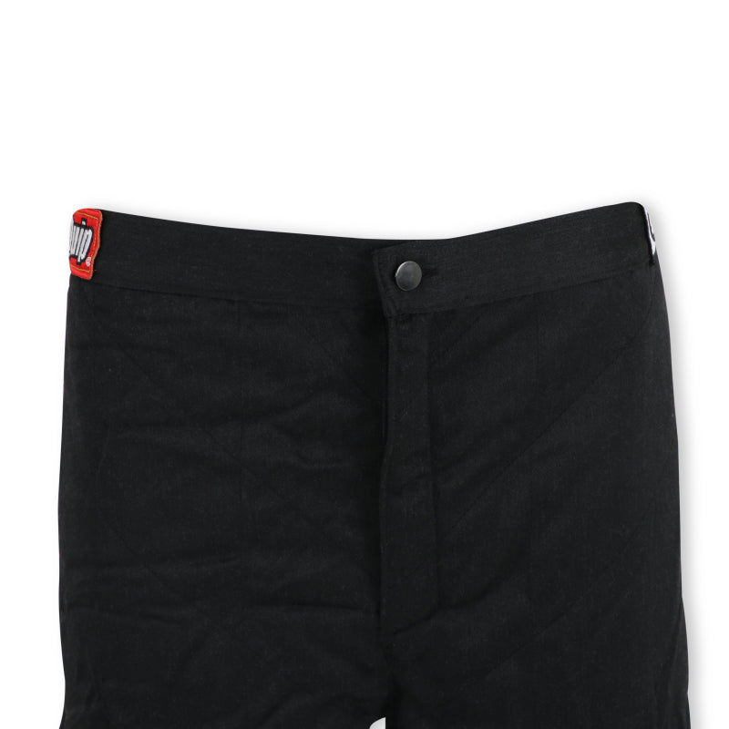 RaceQuip Black Chevron-5 Pants SFI-5 - Large