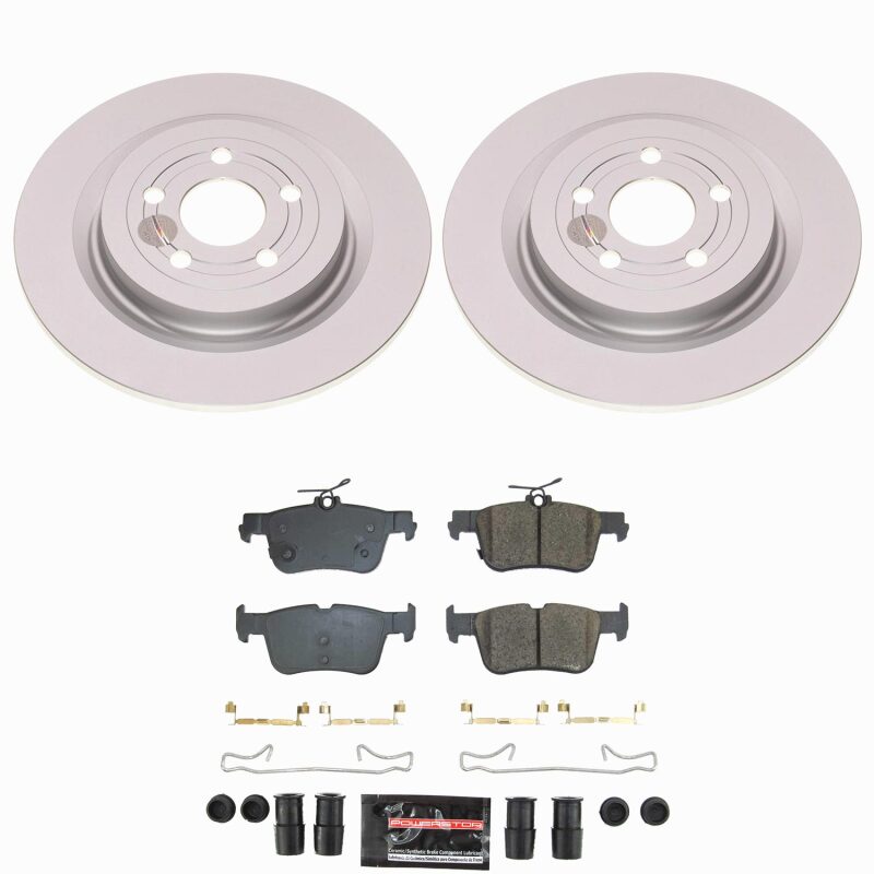 Power Stop 21-25 Ford Mustang Mach-E Rear Z23 Coated Brake Kit