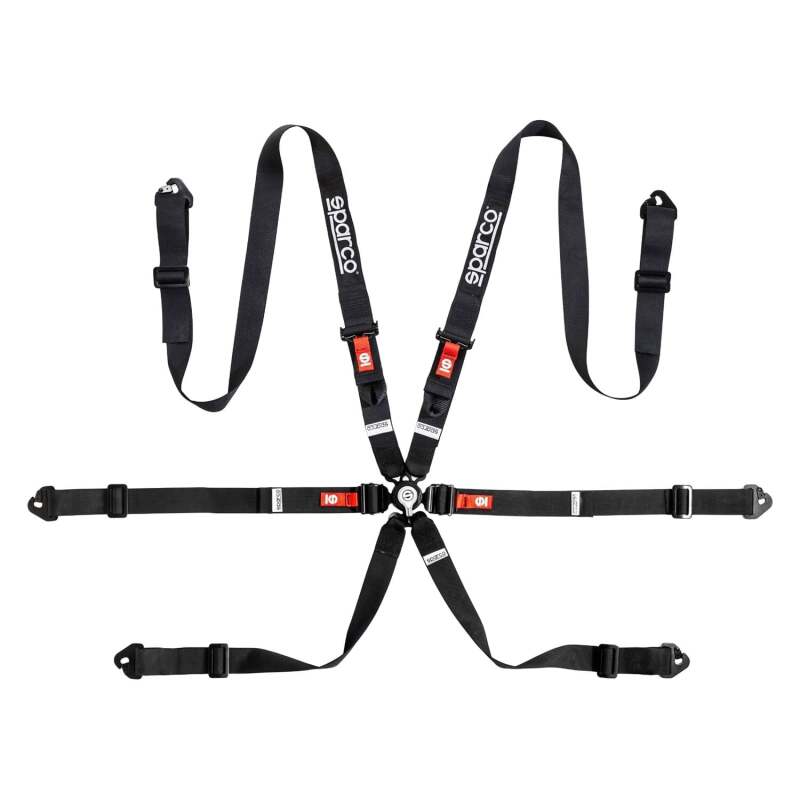Sparco  BELT COMP H2 PD 6PT STEEL BLK