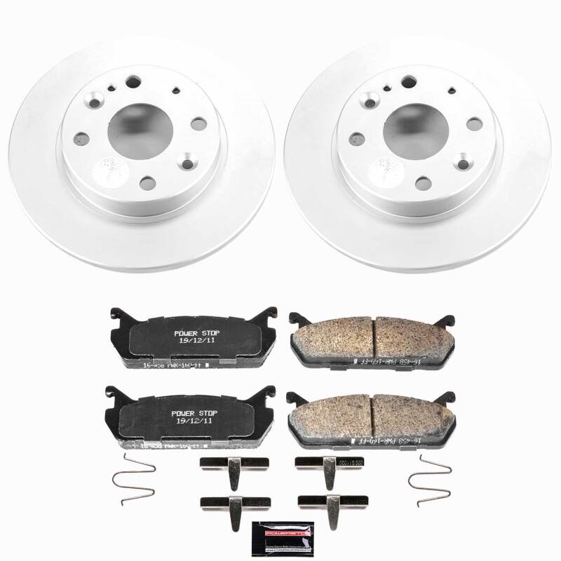 Power Stop 90-93 Mazda Miata Rear Z23 Coated Brake Kit