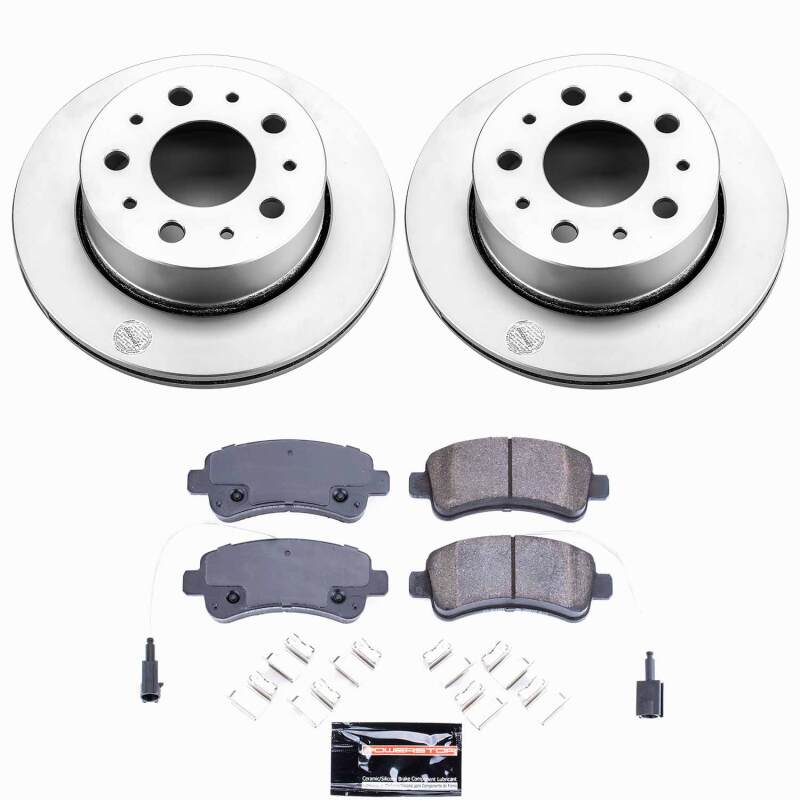 Power Stop 14-15 Ram ProMaster 1500 Rear Z23 Coated Brake Kit