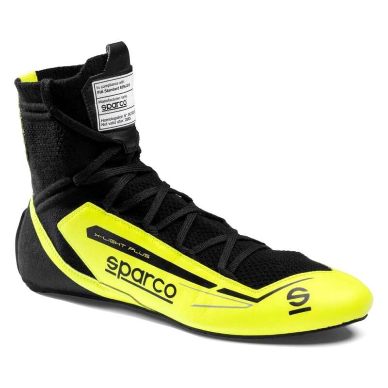 Sparco Shoe X-Light+ 43 Yellow/Black