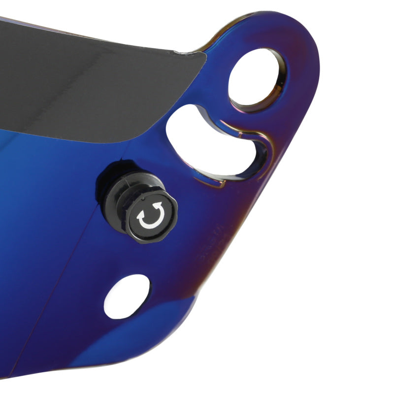 RaceQuip PRO Series Shield - Blue Iridium
