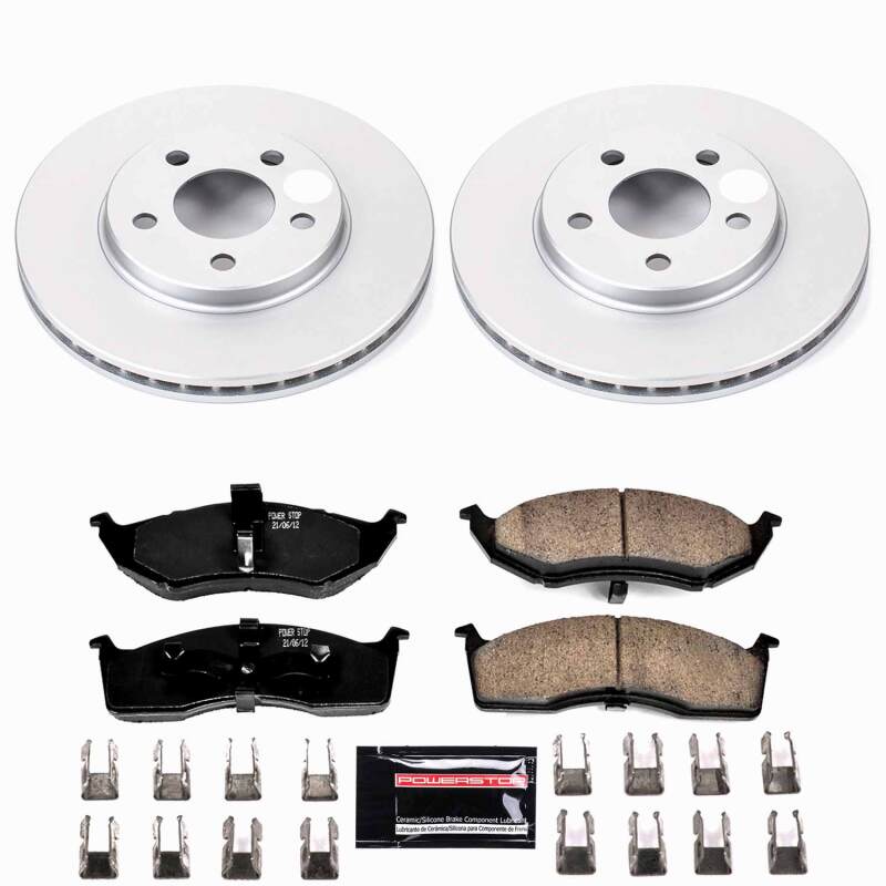 Power Stop 00-05 Dodge Neon Front Z23 Coated Brake Kit