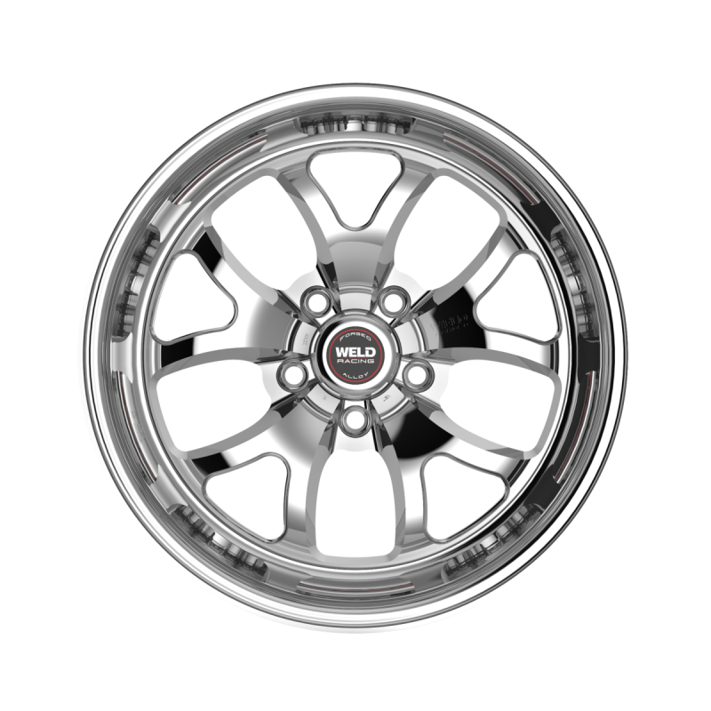 Weld S76 18x8 / 5x120.65 / 4.7 BS / 3.18 HB - Polished Center - Polished Shell - Non-BL Wheel