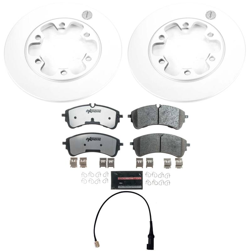 Power Stop 21-24 Ford Transit-150 Rear Z36 Coated Truck & Tow Brake Kit