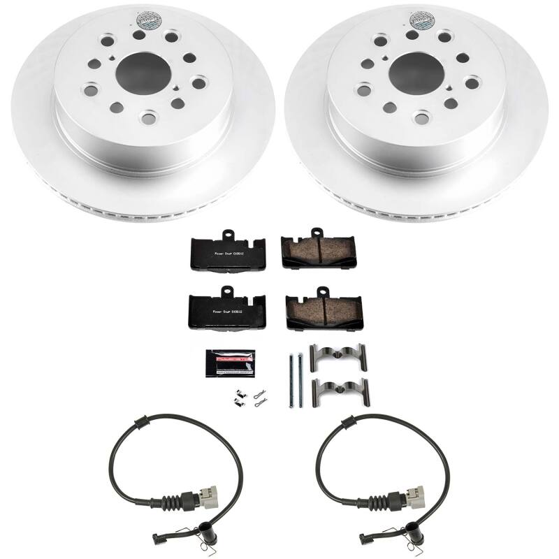 Power Stop 01-06 Lexus LS430 Rear Z23 Coated Brake Kit