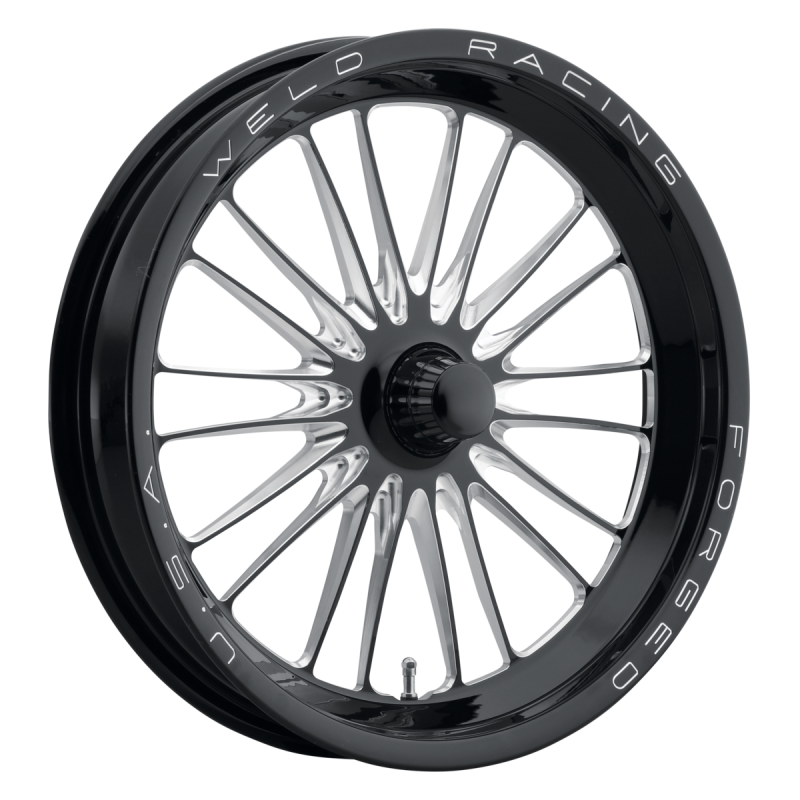 Weld RPM Frontrunner 15x3.5 / Anglia Spindle / 1.75 BS - Gloss Black Milled - Non-BL Wheel
