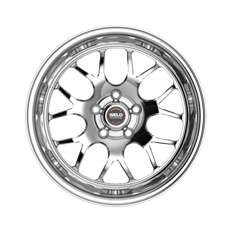 Weld S77 18x10 / 5x114.3 / 7.7 BS / 3.18 HB - Polished Center - Polished Shell - Non-BL Wheel
