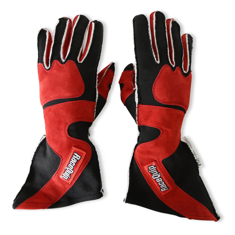 RaceQuip SFI-5 Red/Black XL Outseam Angle Cut Glove