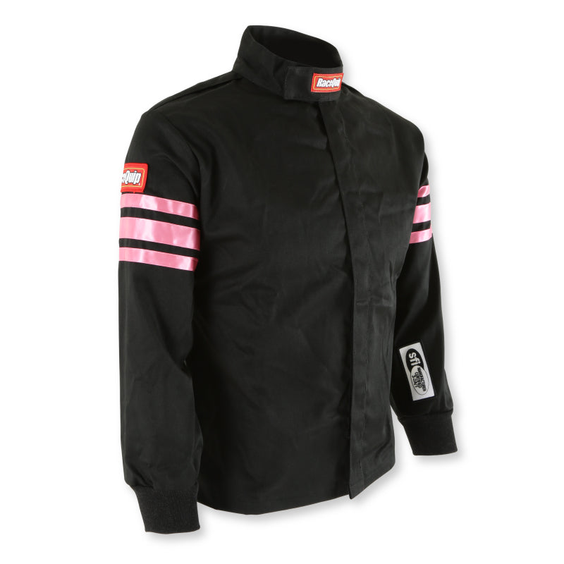 RaceQuip Pink Trim SFI-1 JR. Jacket - Kids Small