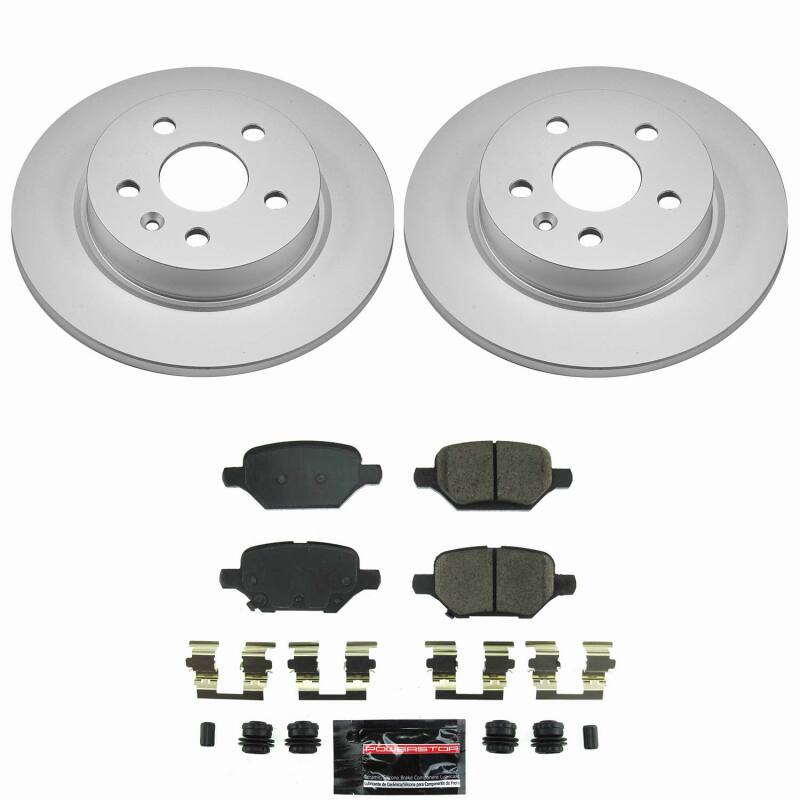 Power Stop 18-22 Buick Encore Rear Z23 Coated Brake Kit