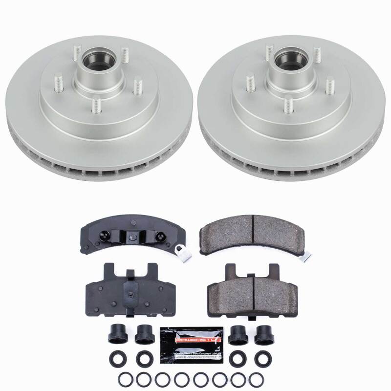 Power Stop 95-99 Chevrolet C1500 Front Z23 Coated Brake Kit