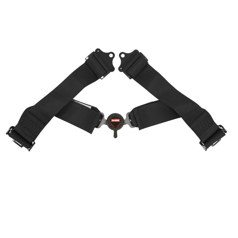RaceQuip Black SFI CAMLOCK 6pt PU Lap Seat Belt