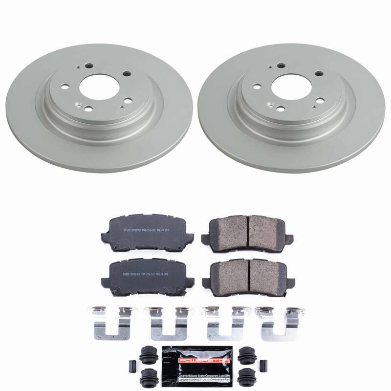 Power Stop 17-20 Acura MDX Rear Z23 Coated Brake Kit