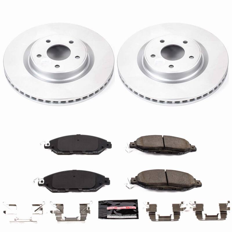 Power Stop 2013 Infiniti JX35 Front Z23 Coated Brake Kit