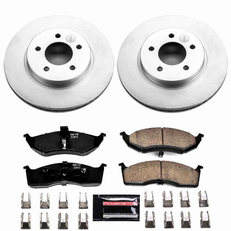 Power Stop 98-04 Chrysler Concorde Front Z23 Coated Brake Kit