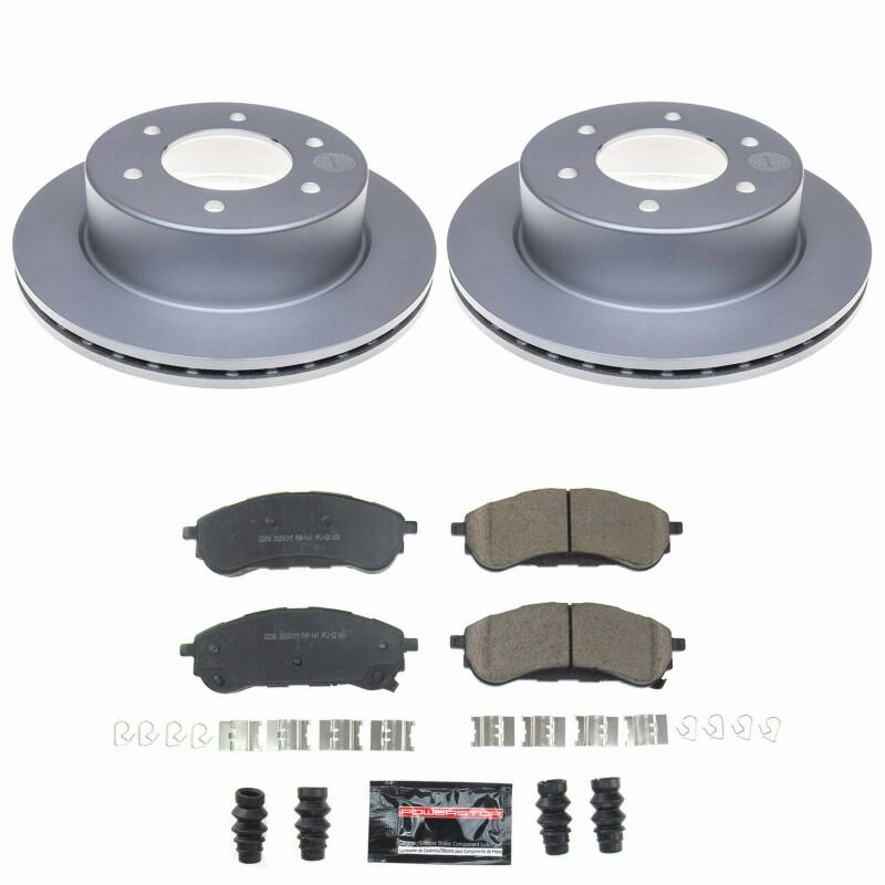 Power Stop 19-23 Ford Ranger Rear Z23 Coated Brake Kit