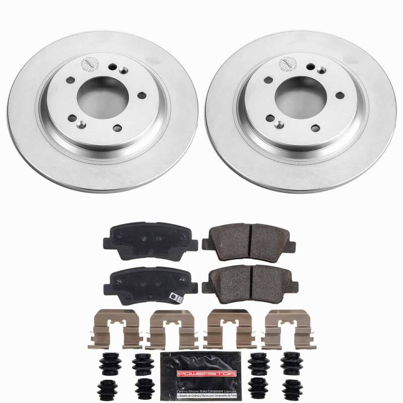 Power Stop 17-22 Hyundai Ioniq Rear Z23 Coated Brake Kit