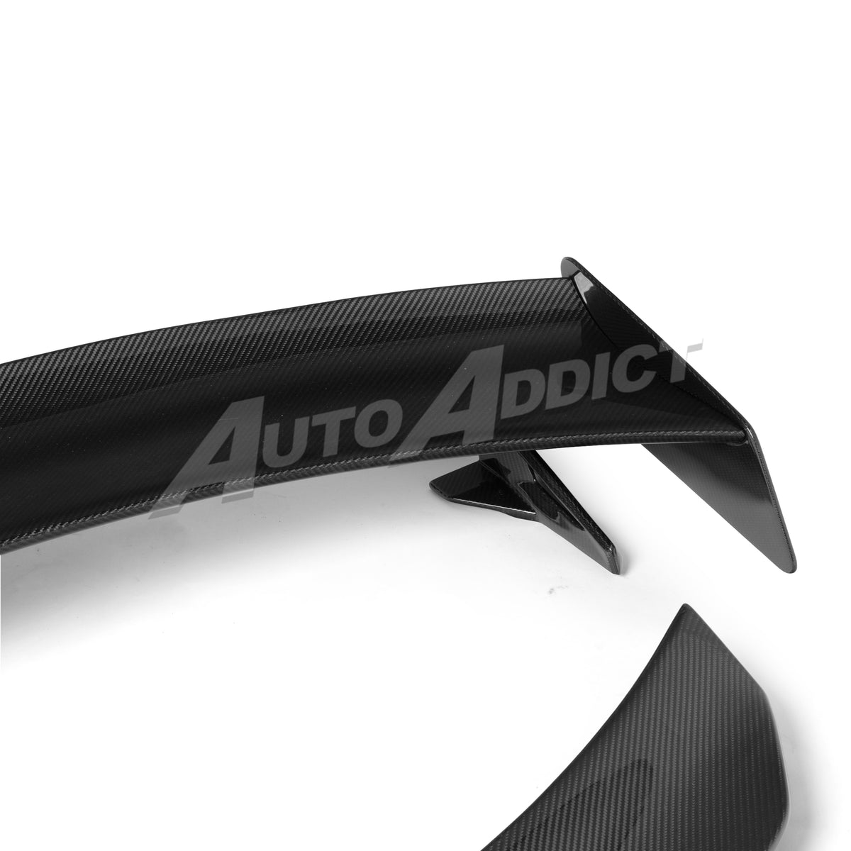 2024–2026 Mustang S650 Heritage SC™ V-Shaped Dry Gloss Carbon Fiber Rear Wing W/ Ducktail-Style Decklid