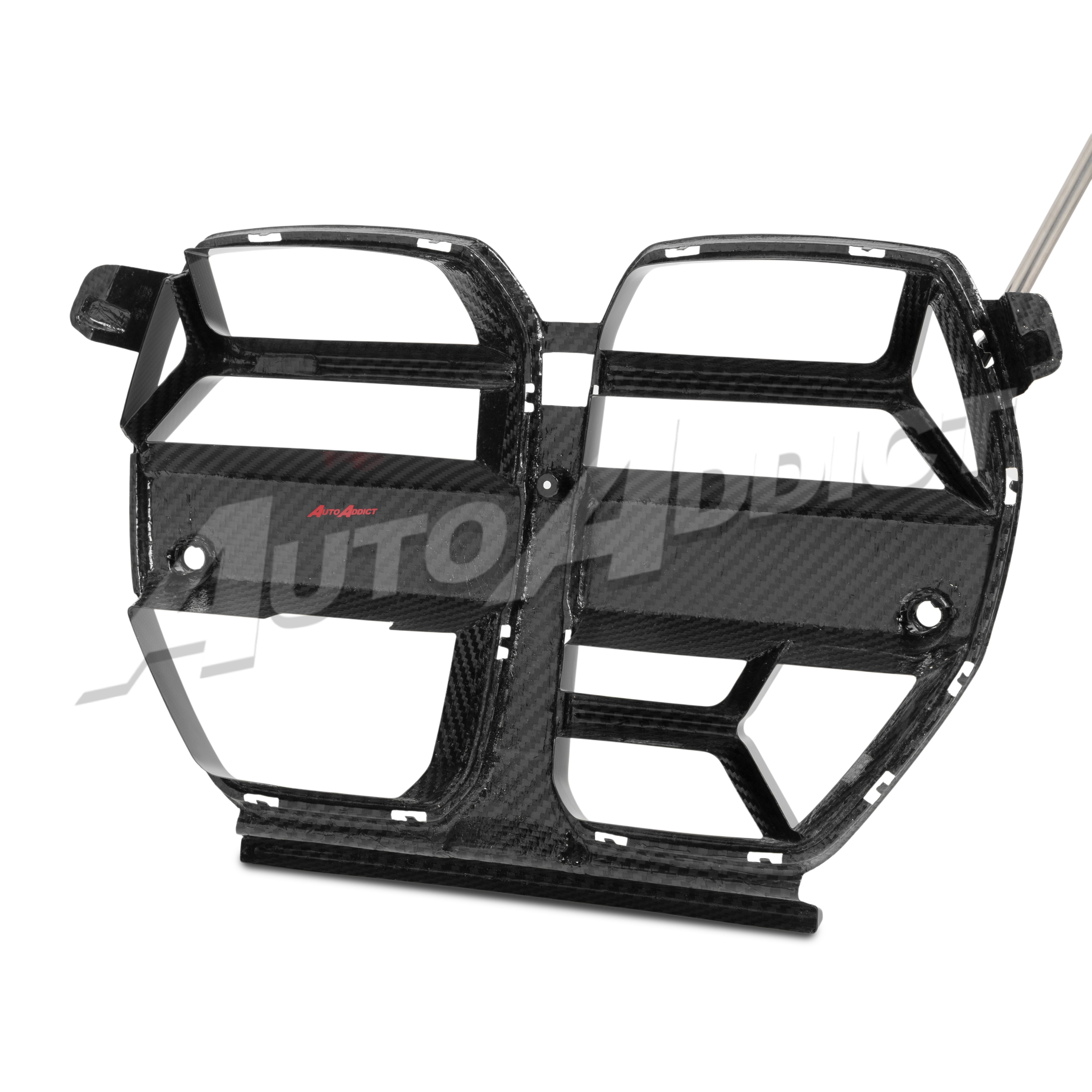 2021-2026 BMW G82 G83 M4 Dry Gloss Double Sided Carbon Fiber Lower Grill without ACC