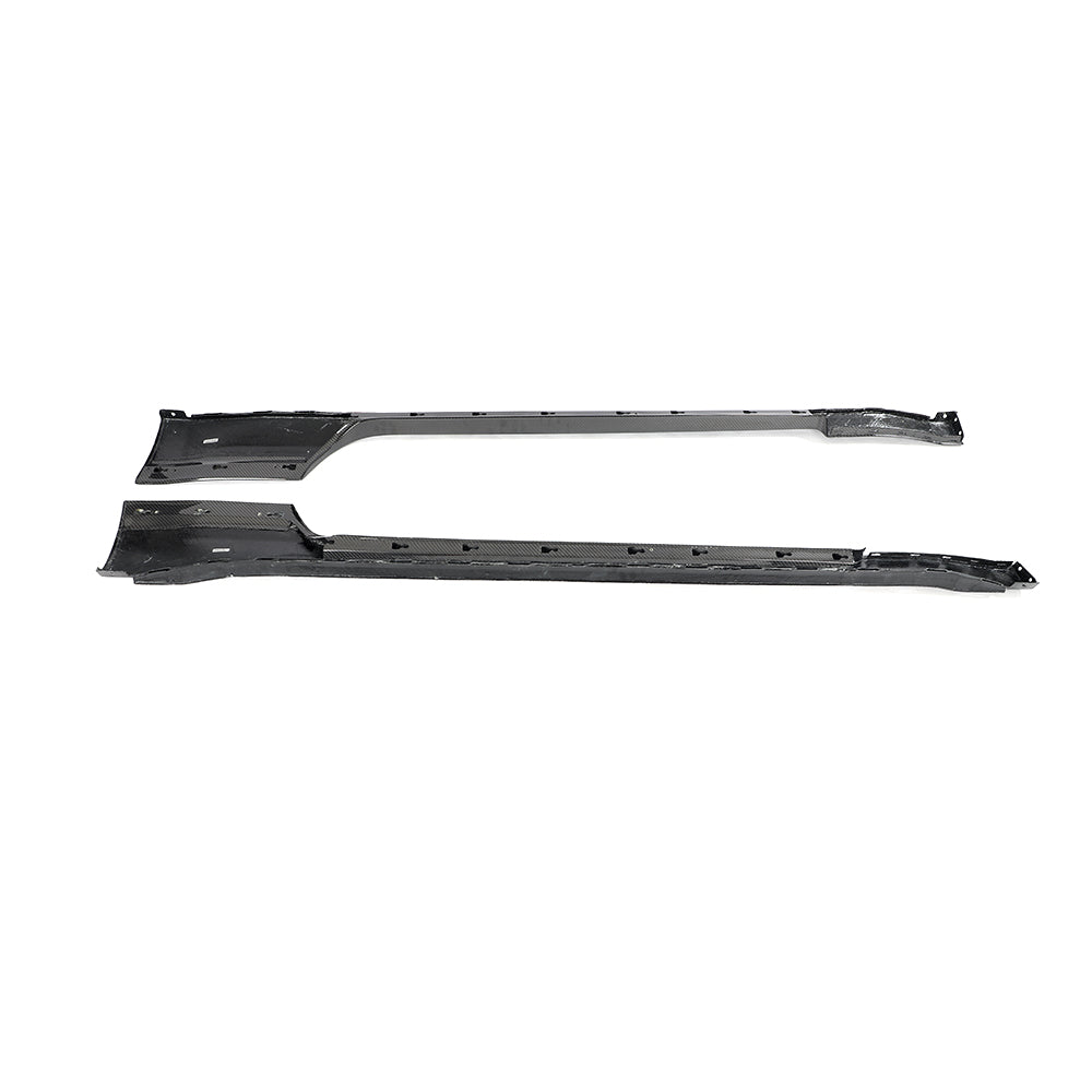 2015-2023 Ford Mustang Carbon Fiber Side Skirt Rocker Replacement (Pair)