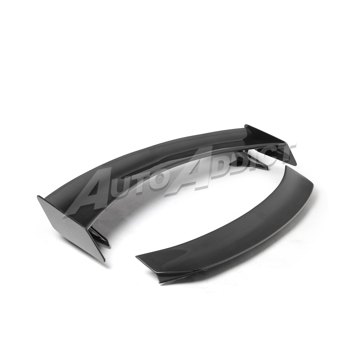 2024–2026 Mustang S650 Heritage SC™ V-Shaped Dry Gloss Carbon Fiber Rear Wing W/ Ducktail-Style Decklid