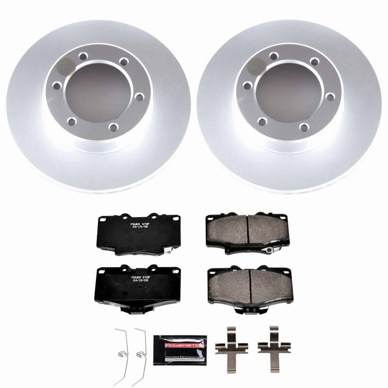 Power Stop 91-95 Toyota 4Runner Front Z23 Coated Brake Kit
