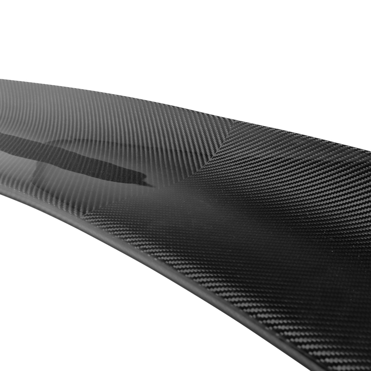 2024–2026 Mustang S650 Heritage SC™ V-Shaped Dry Gloss Carbon Fiber Rear Wing W/ Ducktail-Style Decklid