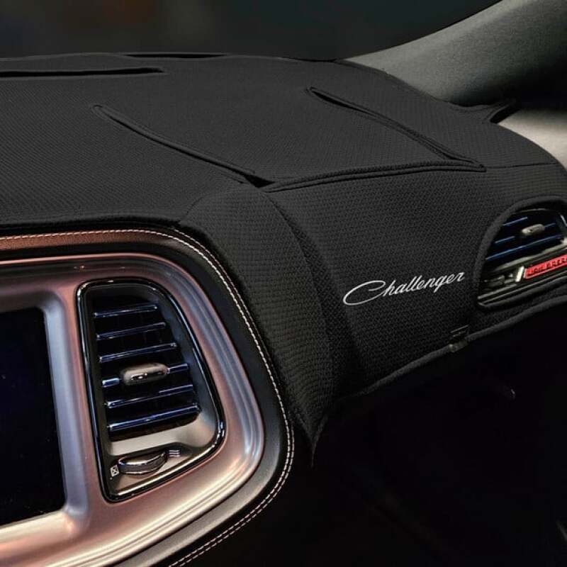 Covercraft 08-14 Dodge Challenger Limited Edition Custom Dash Cover with Dodge Challenger Logo