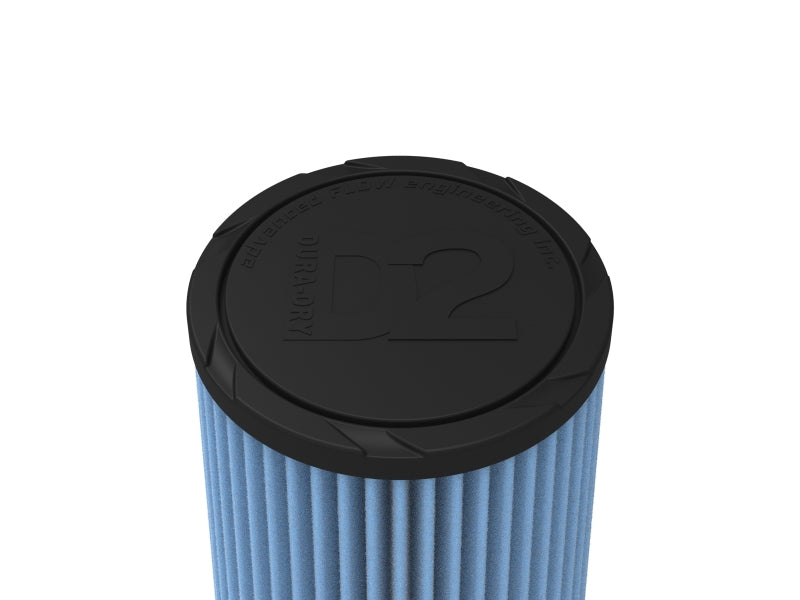 aFe POWER Universal Clamp-On Air Filter w/ D2 Dura-Dry Media - 3-1/2in F x 6in B x 4-3/4in T x 9in H