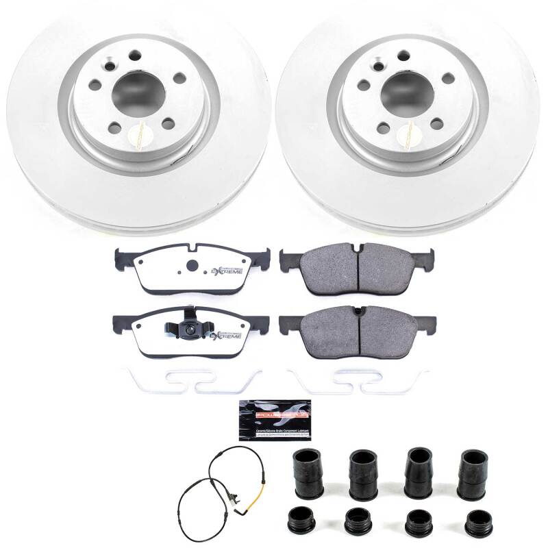 Power Stop 18-19 Jaguar E-Pace Front Z36 Coated Truck & Tow Brake Kit