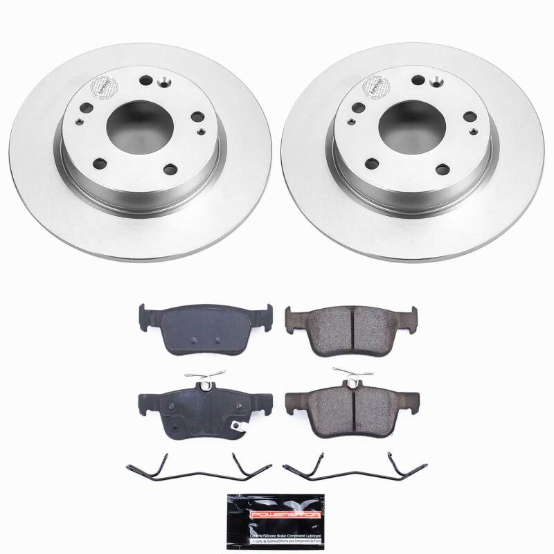 Power Stop 16-25 Honda Civic Rear Z23 Coated Brake Kit