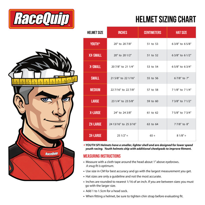 RaceQuip White PRO YOUTH SFI 24.1 2020
