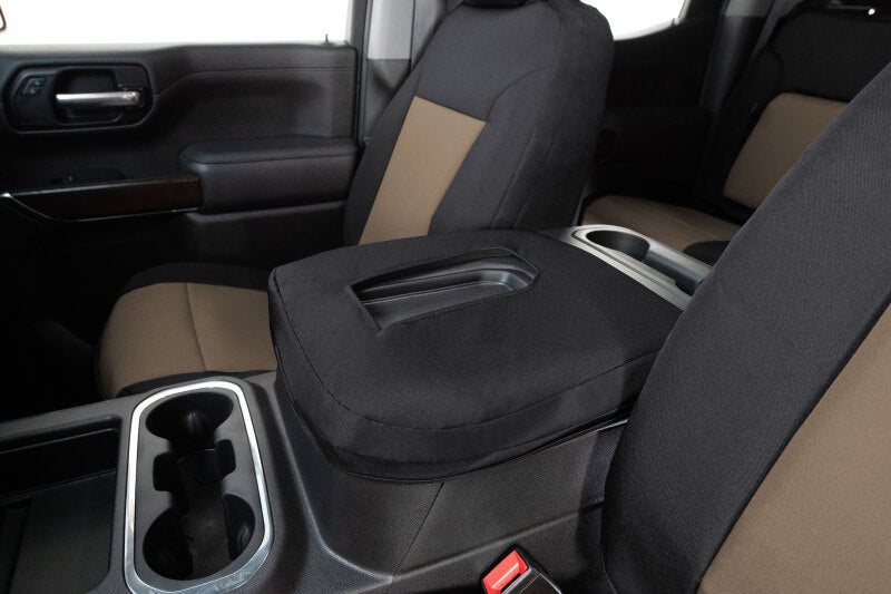 Covercraft 21-24 Ford Bronco Endura PrecisionFit Custom Second Row Seat Covers - Tan/Black