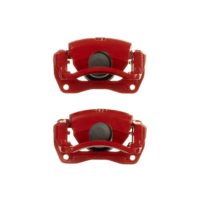 Power Stop 17-18 Hyundai Santa Fe Sport Front Red Caliper w/Bracket (Pair)