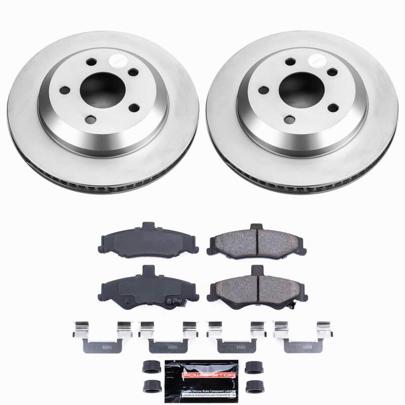 Power Stop 98-02 Chevrolet Camaro Rear Z23 Coated Brake Kit