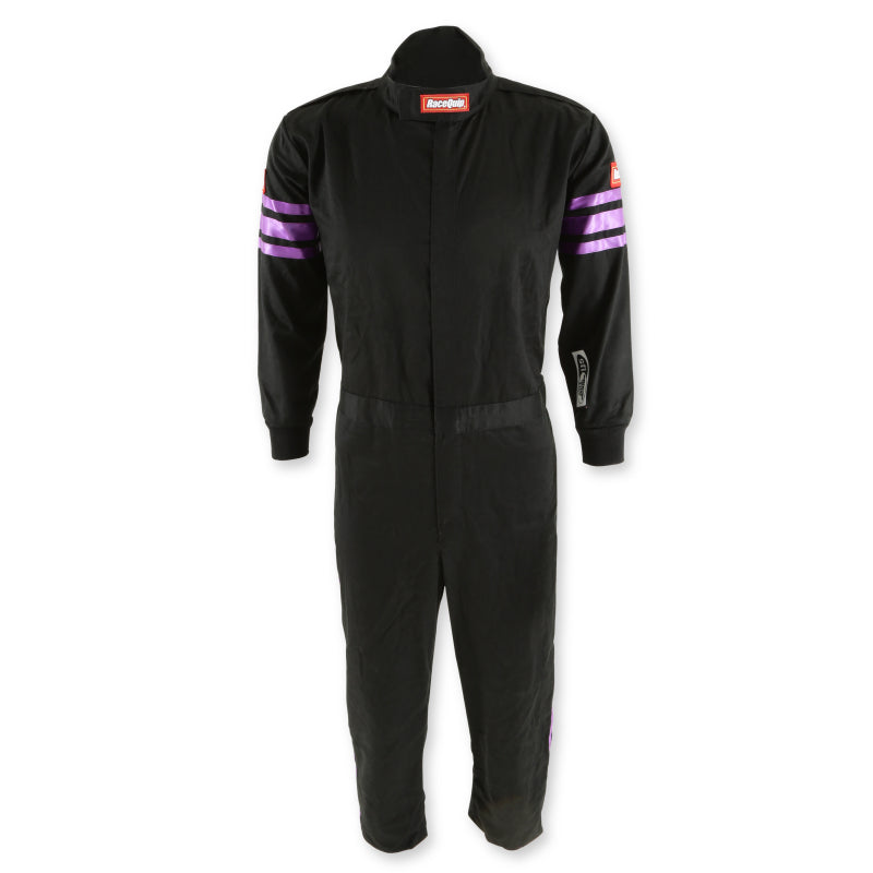 RaceQuip Purple Trim SFI-1 JR. Suit - Kids XXL