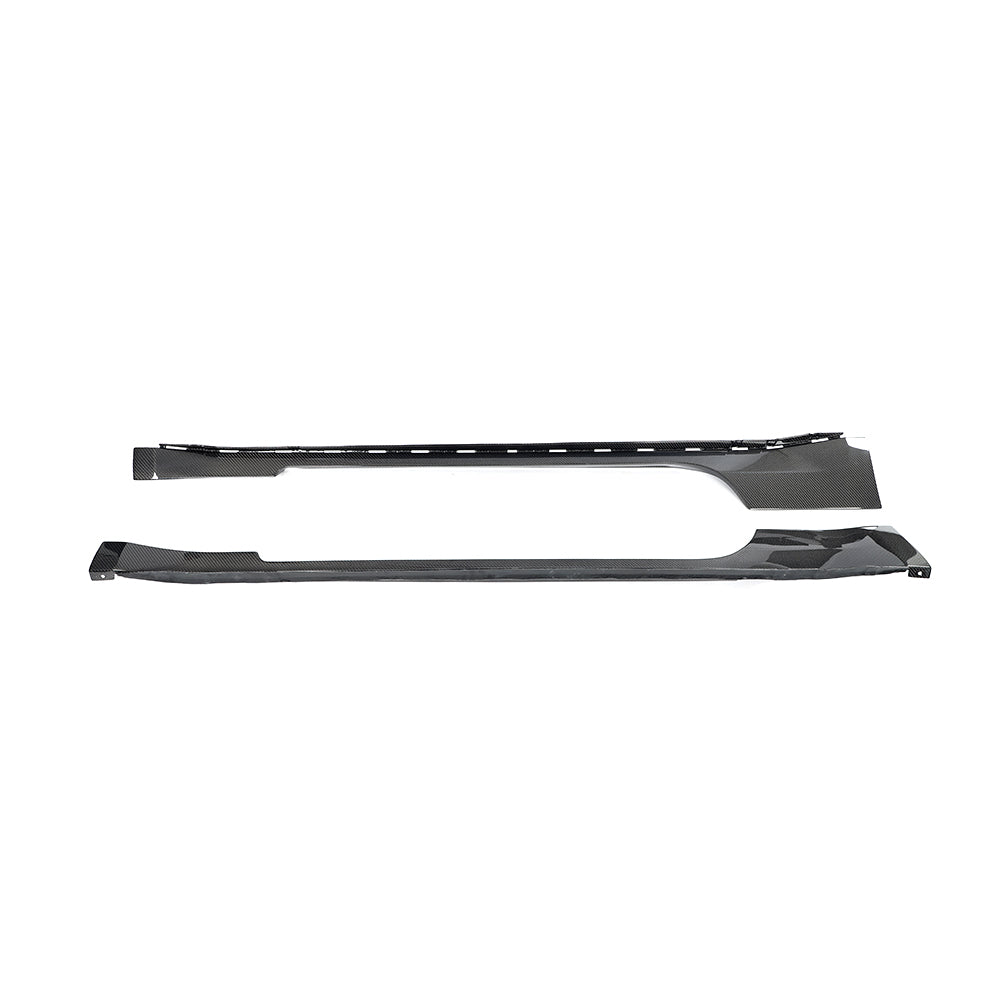 2015-2023 Ford Mustang Carbon Fiber Side Skirt Rocker Replacement (Pair)